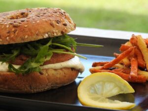Lazacburger menü